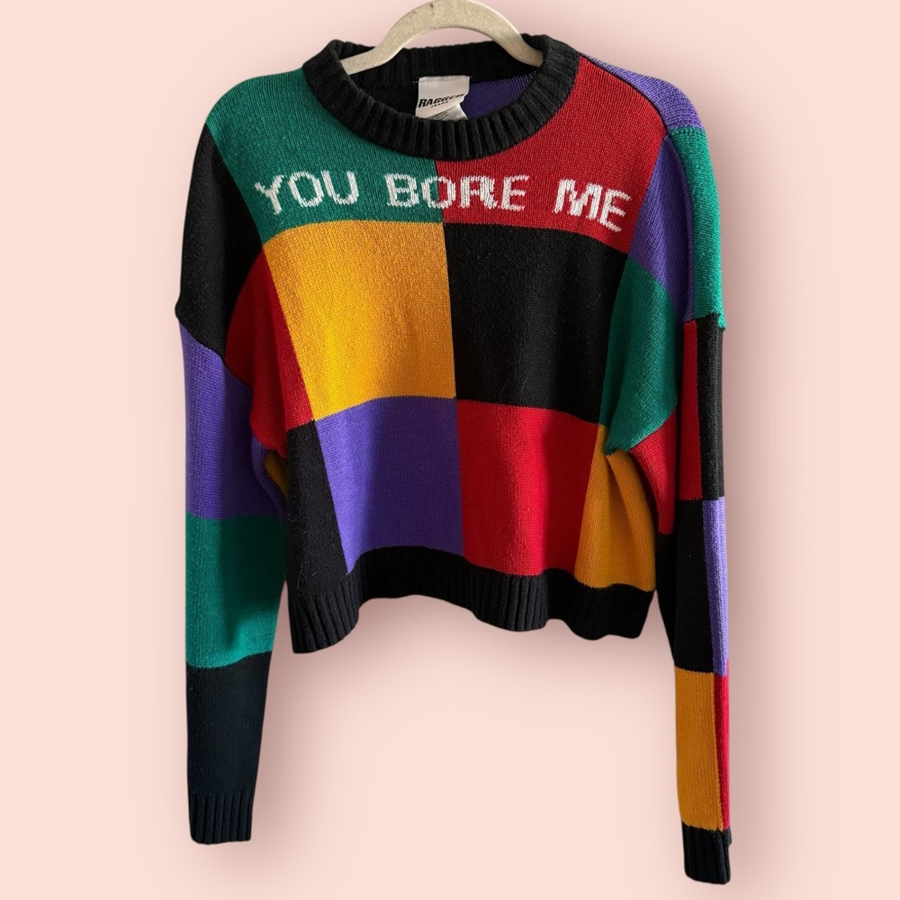 The Ragged Priest You Bore Me Colorblock Sweater - Picture 3 of 6